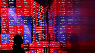 Asia Equities Slide with US Stock Futures on China's AI Push; Dollar Firms