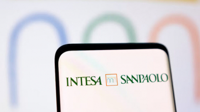 Italy's Intesa says SREP Requirement Rises to 9.89% from 9.32%